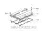 SHU-027-3-5 Клапанная крышка двигателя F18D4 F16D4 F14D4. Пластик. Китай