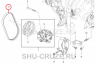 SHU-007-3-2 Ремень привода ГУР 4 ручья Chevrolet Opel 14-16-18XER