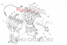 SHU-015-3-4 Гайка крепления выпускного коллектора