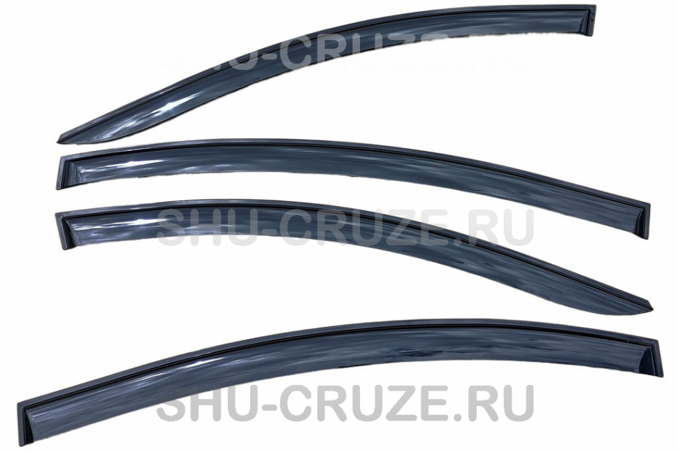 Дефлекторы окон Voron Glass серия Corsar для а/м Mitsubishi Pajero Sport 1998-2008 /кроссовер/