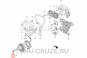 SHU-007-3-6 Болт шкива коленвала Chevrolet Opel M12x1.5x62
