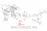 SHU-019-7-51 Гайки М8х1,25 омеднённые с шайбой (глушитель)