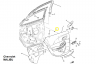 SHU-073-6 Клипса пистон крепления обшивок дверей и салона Chevrolet Opel (10 шт)