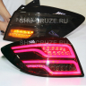 SHU-355-13 Светодиодные фонари Chevrolet Cruze HB хэтчбек. Стиль V13 GLK тонированные